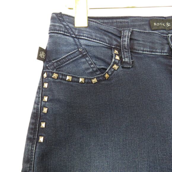 Rock & Republic Berlin Studded Skinny Jeans Size 4 - Picture 4 of 13